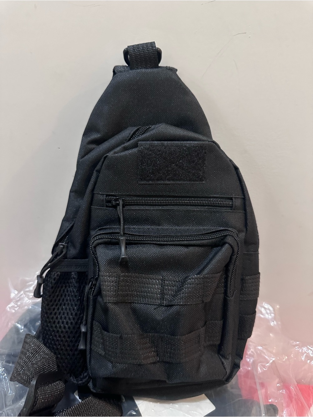 Men's Tactical Sling Bag - Black